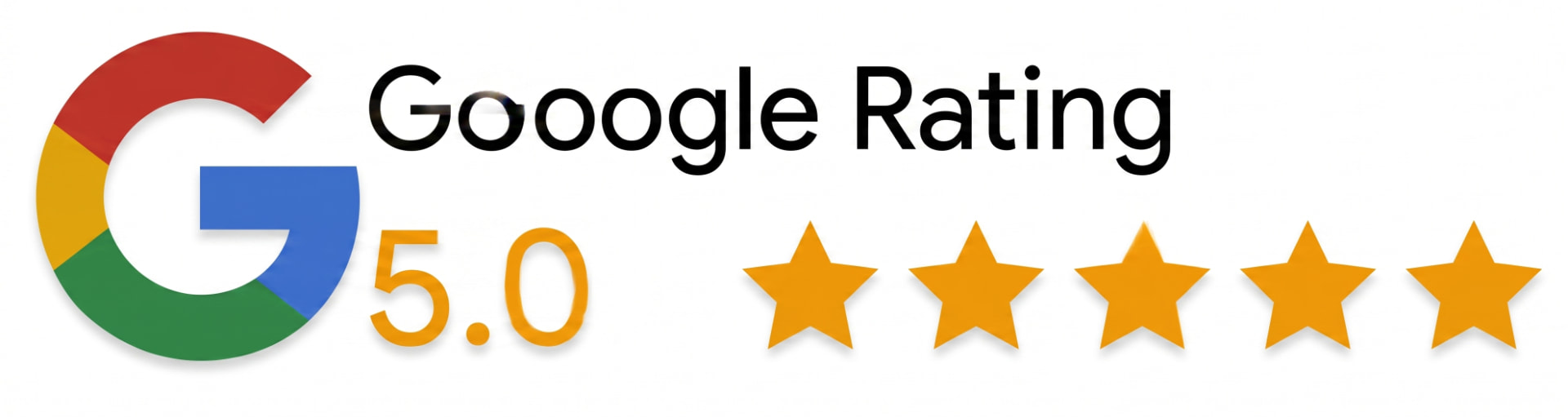 5-star Google Reviews badge